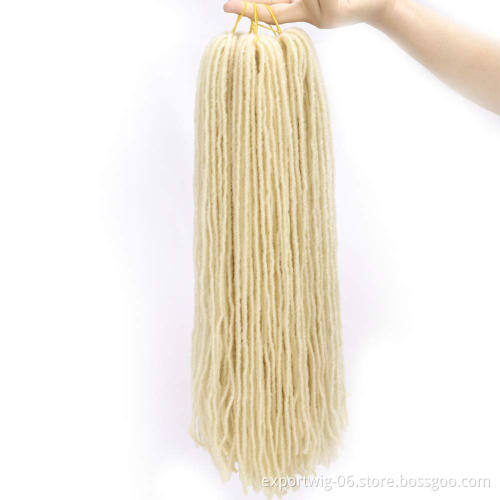 Sister Locs Faux Locs Dreadlock Crochet Braiding Hair Sisterlocs Dreadlocs Hair Extensions Mixed Color For Men And Women